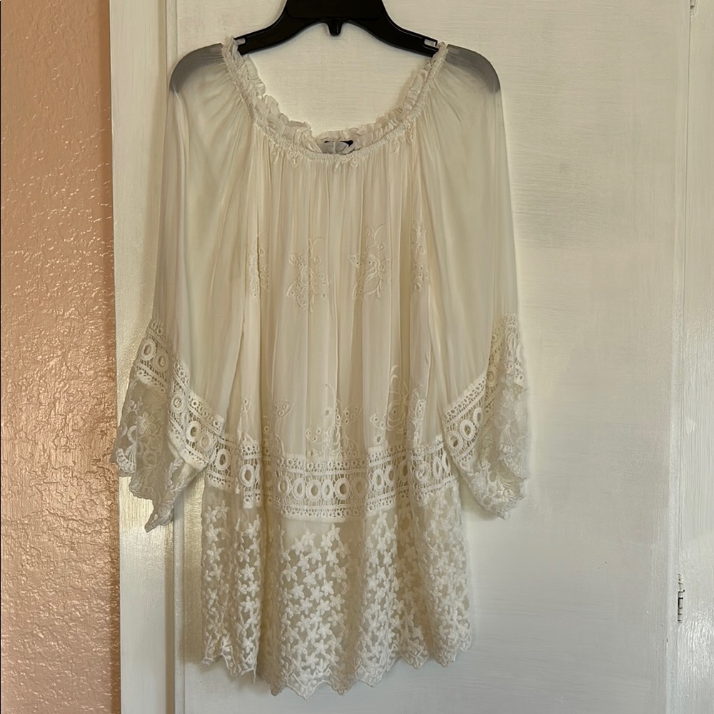 Italy silk top